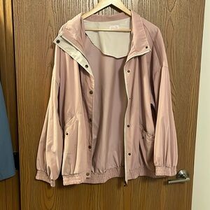 Dusty pink lightweight jacket